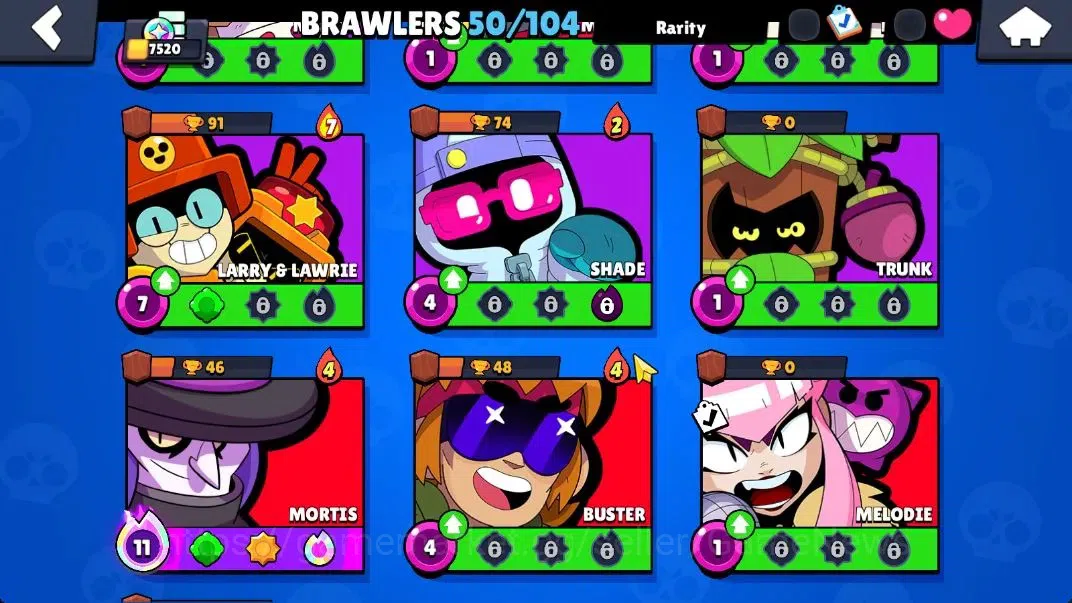 Brawl Stars Accounts 2989 Trophy|31 Brawler 5 Max Lvl (Star Nova,Ollie,Etc)|1 Hypch Skin (SG Rico) 1 Legend 1 Mythic 7 9