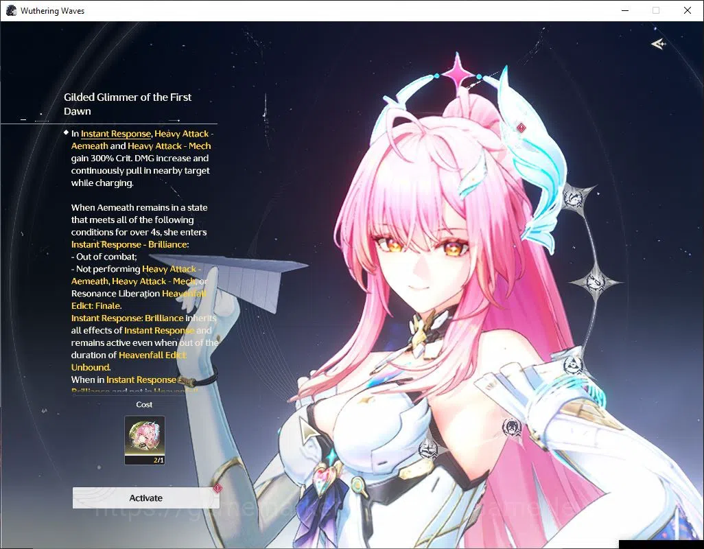 Wuthering Waves Accounts NA|UL 46|1 Limited| [Aemeath RC2]+Sign |342 Afterg image 3
