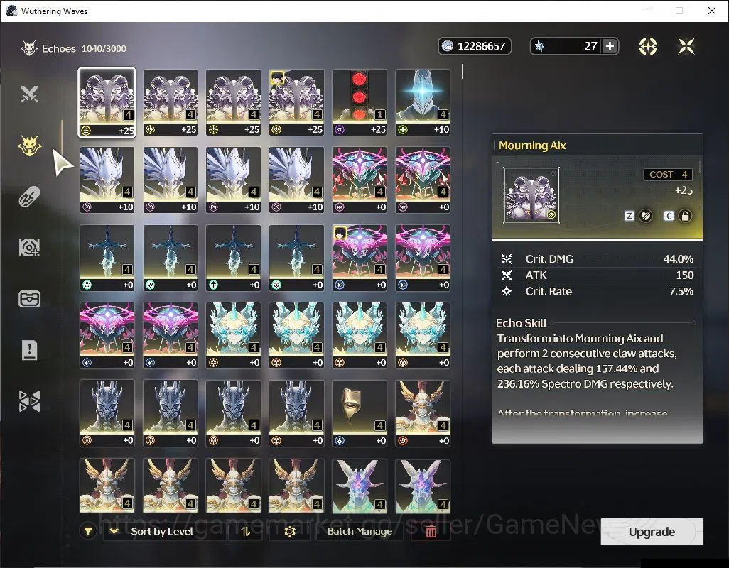 Wuthering Waves Accounts NA|UL 46|1 Limited| [Aemeath RC2]+Sign |342 Afterg image 6