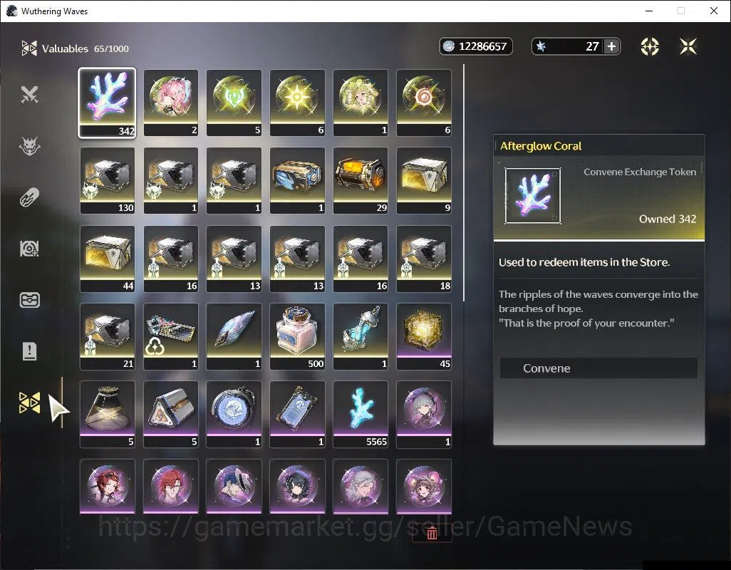 Wuthering Waves Accounts NA|UL 46|1 Limited| [Aemeath RC2]+Sign |342 Afterg image 9