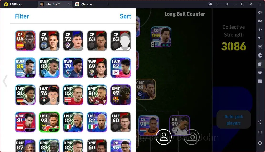 eFootball Accounts Mobile |PW 3086|Epic Cruyff,Yamal,Gerrard,Peruzzi, image 2
