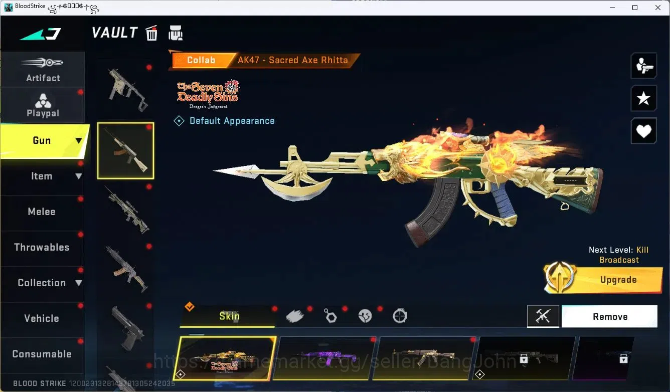 Blood Strike Accounts ASIA | 1 EVO: FAL Draco|3 7DS, 1 EVANGELION|4 Limi image 10