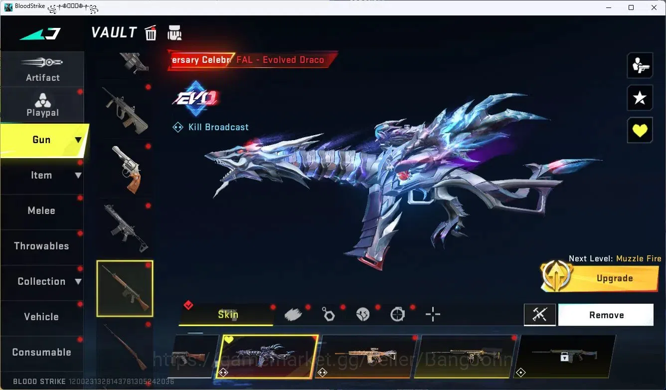 Blood Strike Accounts ASIA | 1 EVO: FAL Draco|3 7DS, 1 EVANGELION|4 Limi image 16