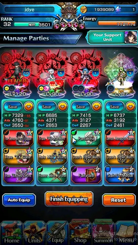 Grand Summoners Accounts Global|Rank 32|Fresh Story|4 Ascend[Sung JinwooTW, image 2