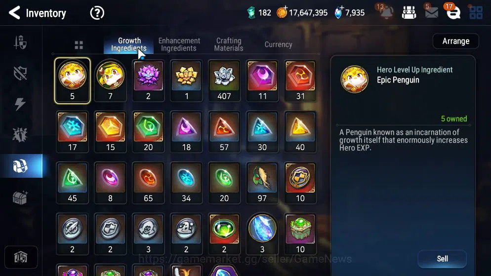 Epic Seven Accounts GLOBAL UNVERIF|New Era|6 ML(Salome,LOT Scales,NM L image 4