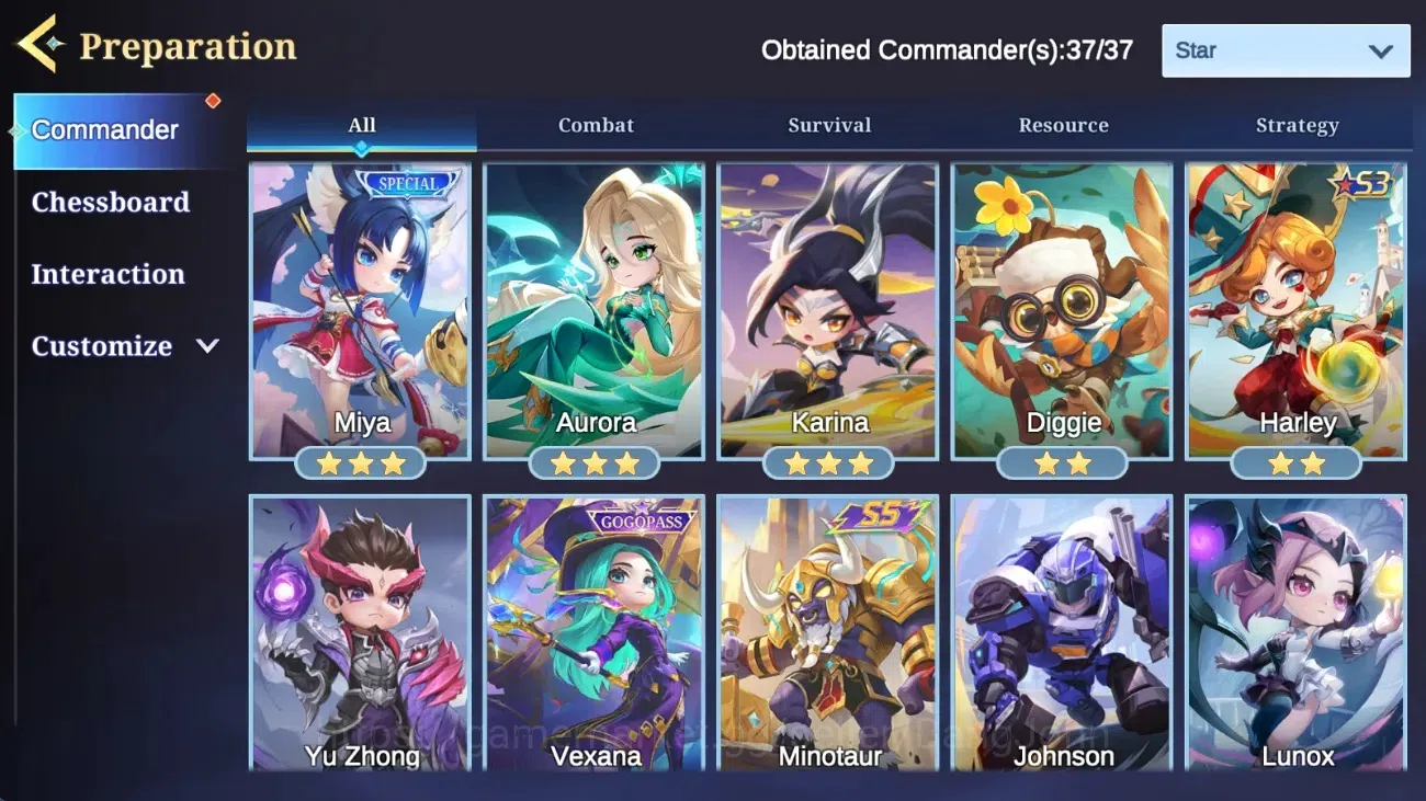 Magic Chess: Go Go Accounts Global|Rank Mythic 61*Best 237*|ExorcistsWanwan|Epic Lance|CB[Magical1&Epic2]23CMD B*3 |FreeML 15