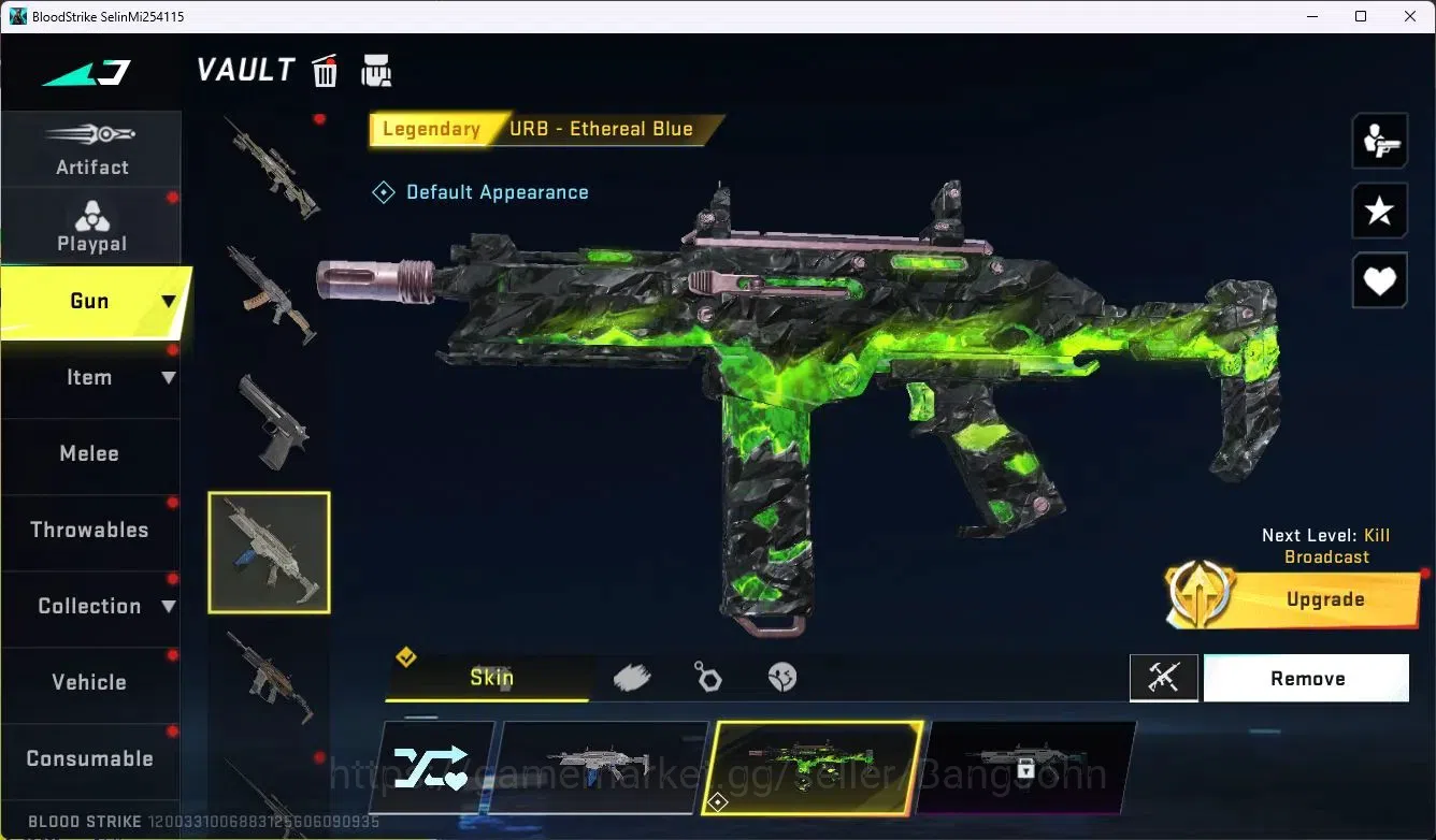 Blood Strike Accounts ASIA|Collab MCX - EVA-00 | 3 Legendary Gun | 1 Nam image 2