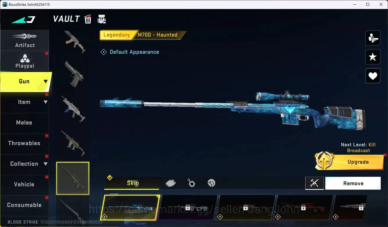 Blood Strike Accounts ASIA|Collab MCX - EVA-00 | 3 Legendary Gun | 1 Nam image 3