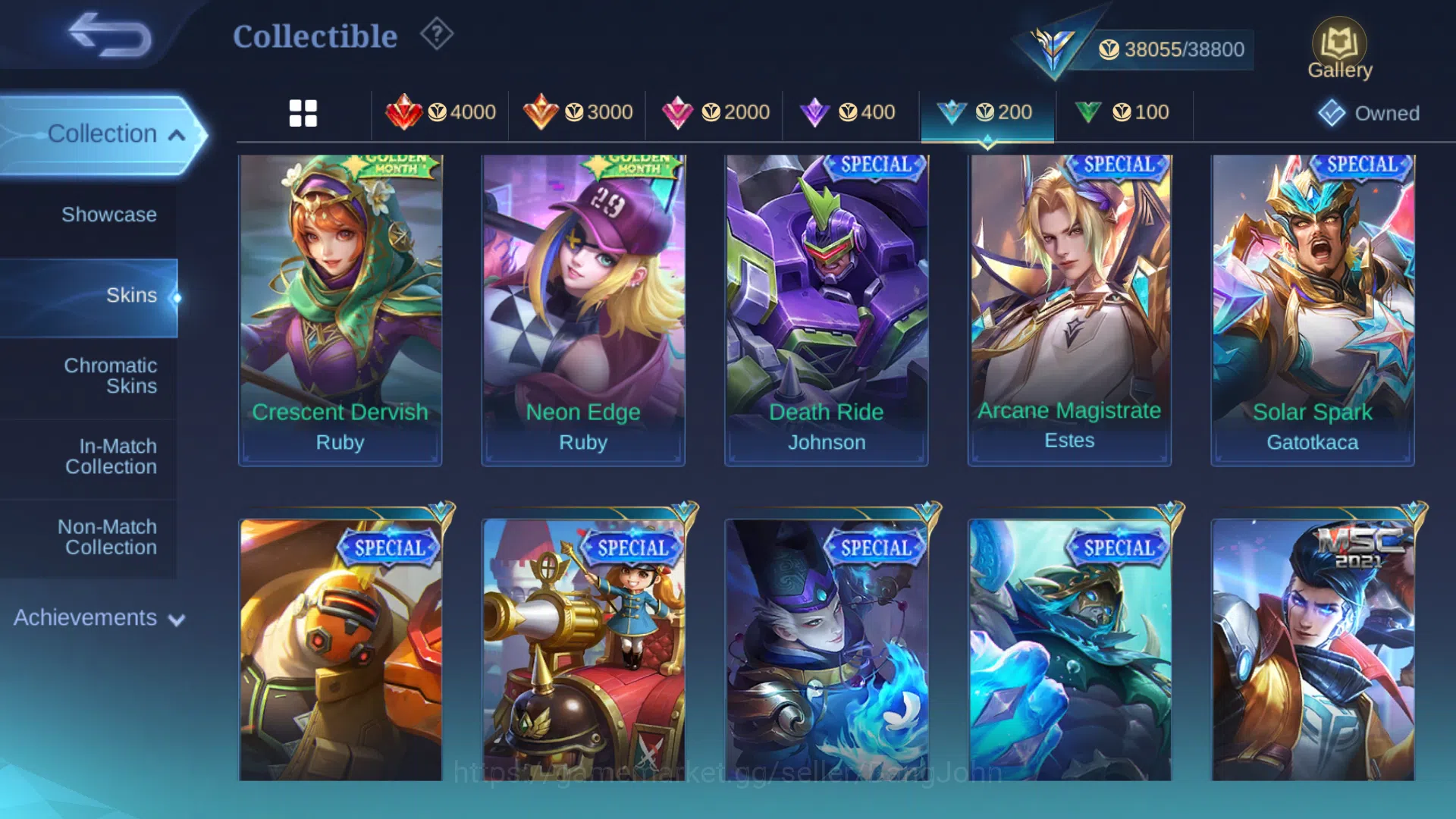 Mobile Legends: Bang Bang Accounts Others Hero 98 | Skin 159 | Emblem All Max | Prime Granger | Lightborn Harith | Saint 9