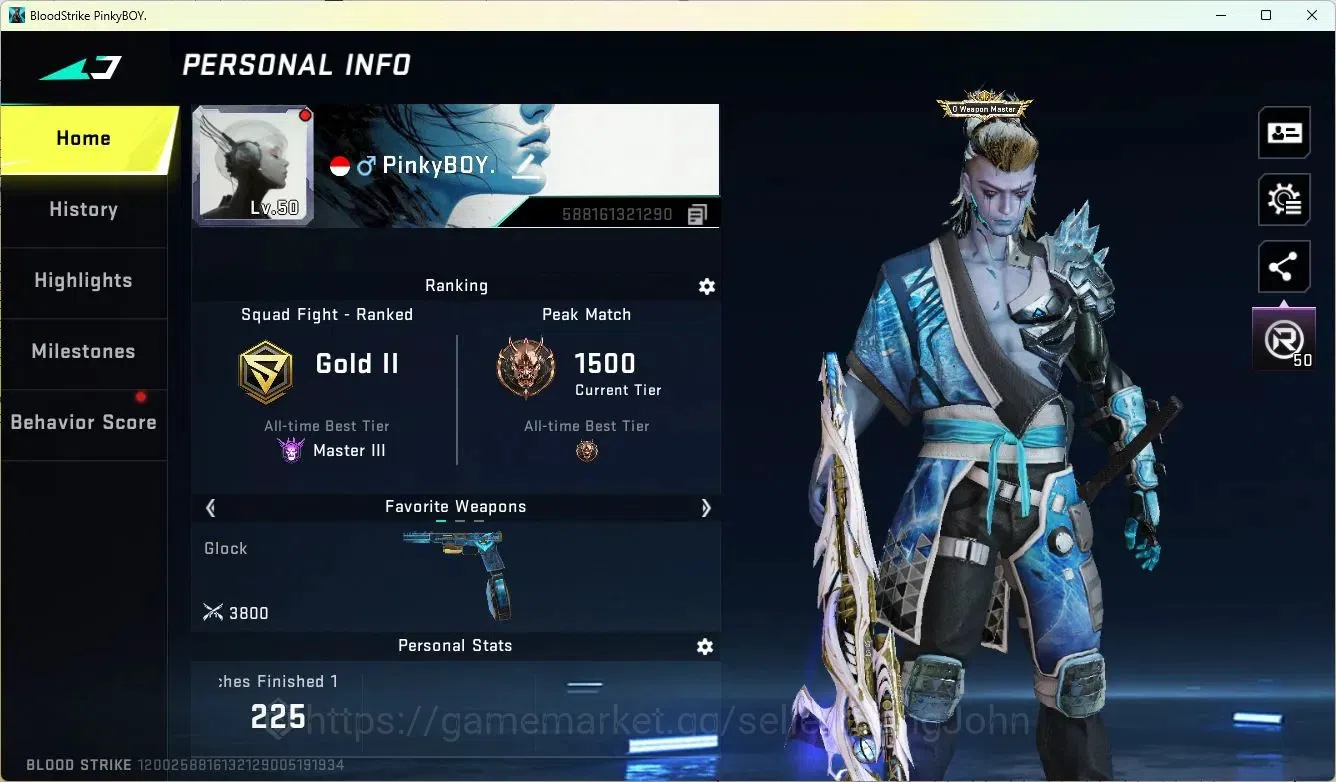 Blood Strike Accounts ASIA | Master III | ETERNAL: M700,FN2000 | ULTRA: image 1