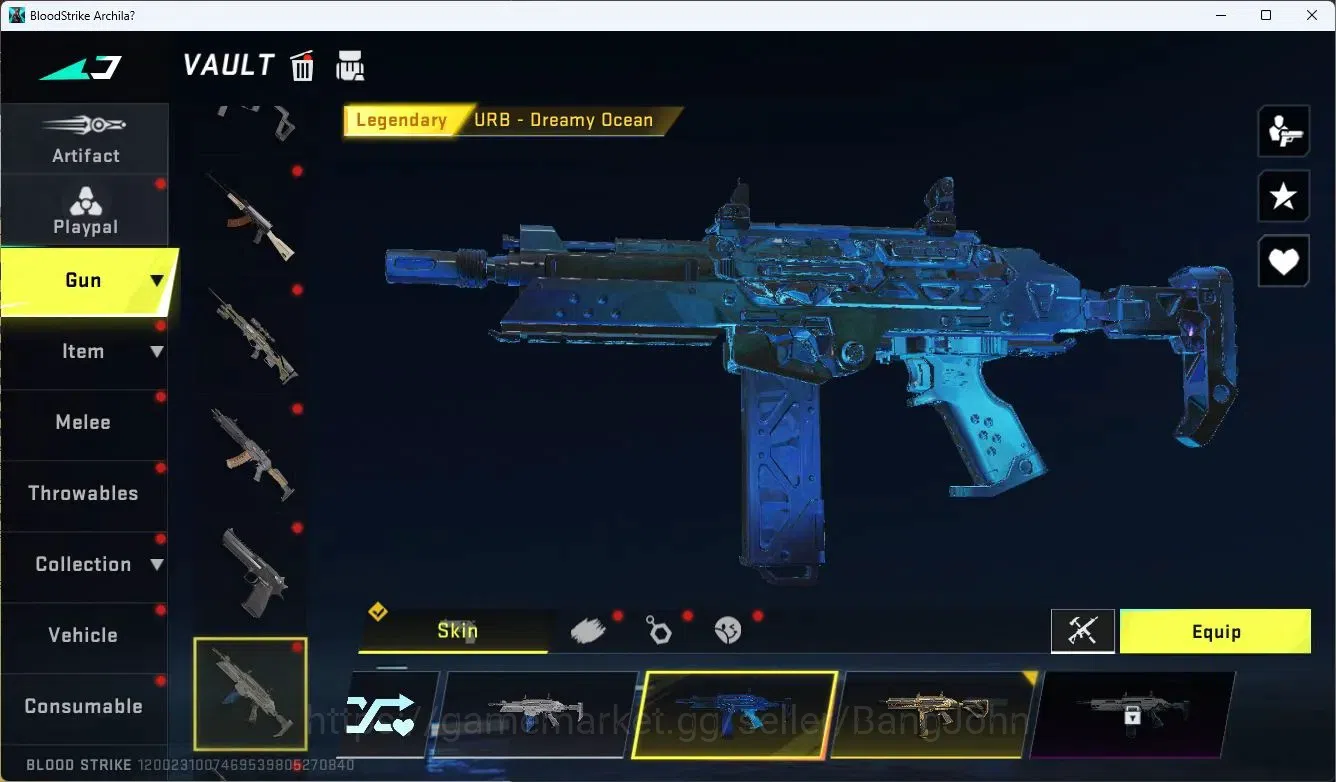 Blood Strike Accounts ASIA | 2 Collab Gun [EVA&7DS] | 4 LIMITED GUN | 6  image 10