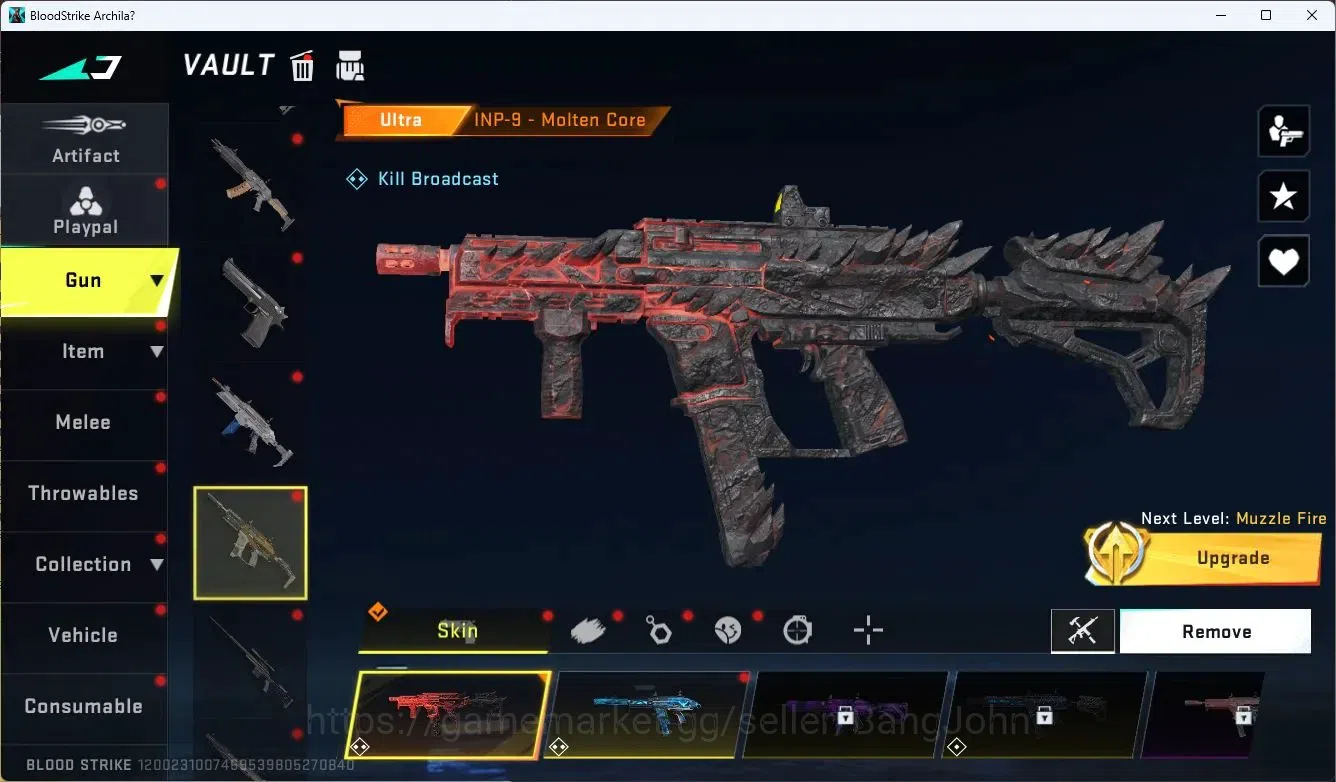 Blood Strike Accounts ASIA | 2 Collab Gun [EVA&7DS] | 4 LIMITED GUN | 6  image 11