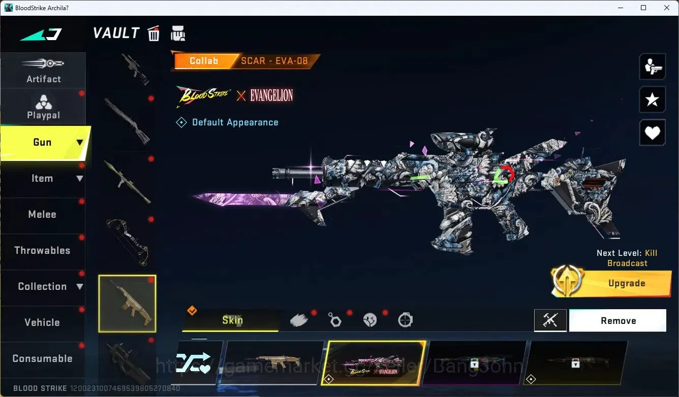 Blood Strike Accounts ASIA | 2 Collab Gun [EVA&7DS] | 4 LIMITED GUN | 6  image 13
