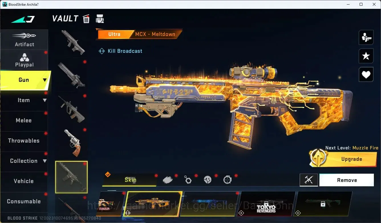 Blood Strike Accounts ASIA | 2 Collab Gun [EVA&7DS] | 4 LIMITED GUN | 6  image 17
