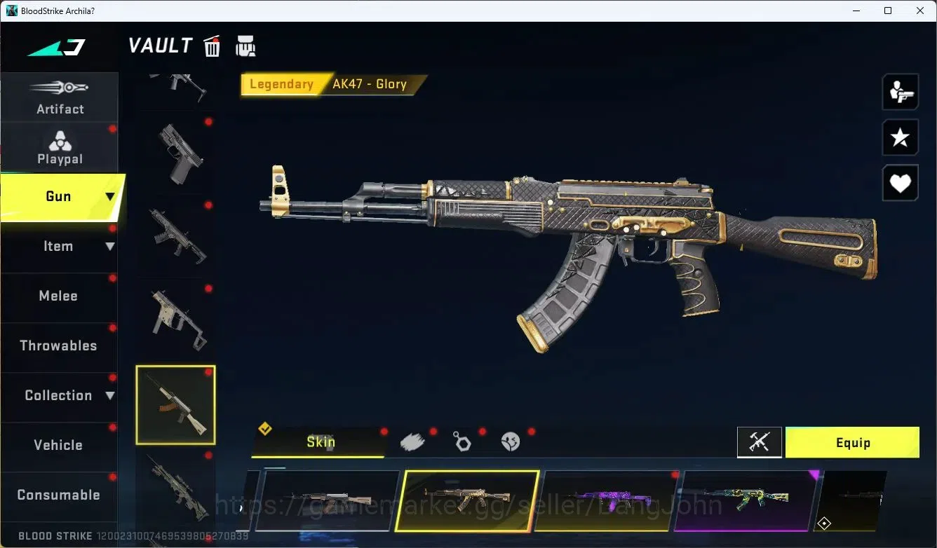 Blood Strike Accounts ASIA | 2 Collab Gun [EVA&7DS] | 4 LIMITED GUN | 6  image 5