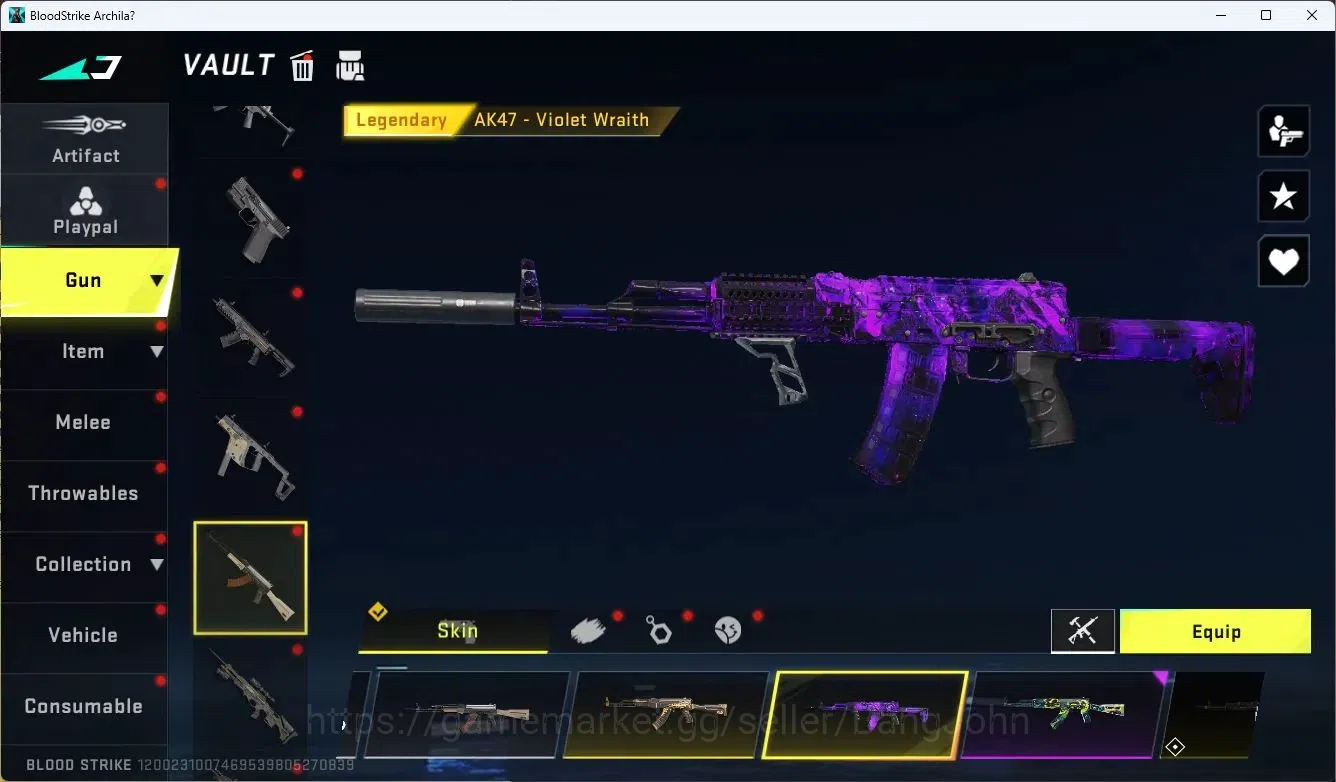 Blood Strike Accounts ASIA | 2 Collab Gun [EVA&7DS] | 4 LIMITED GUN | 6  image 6