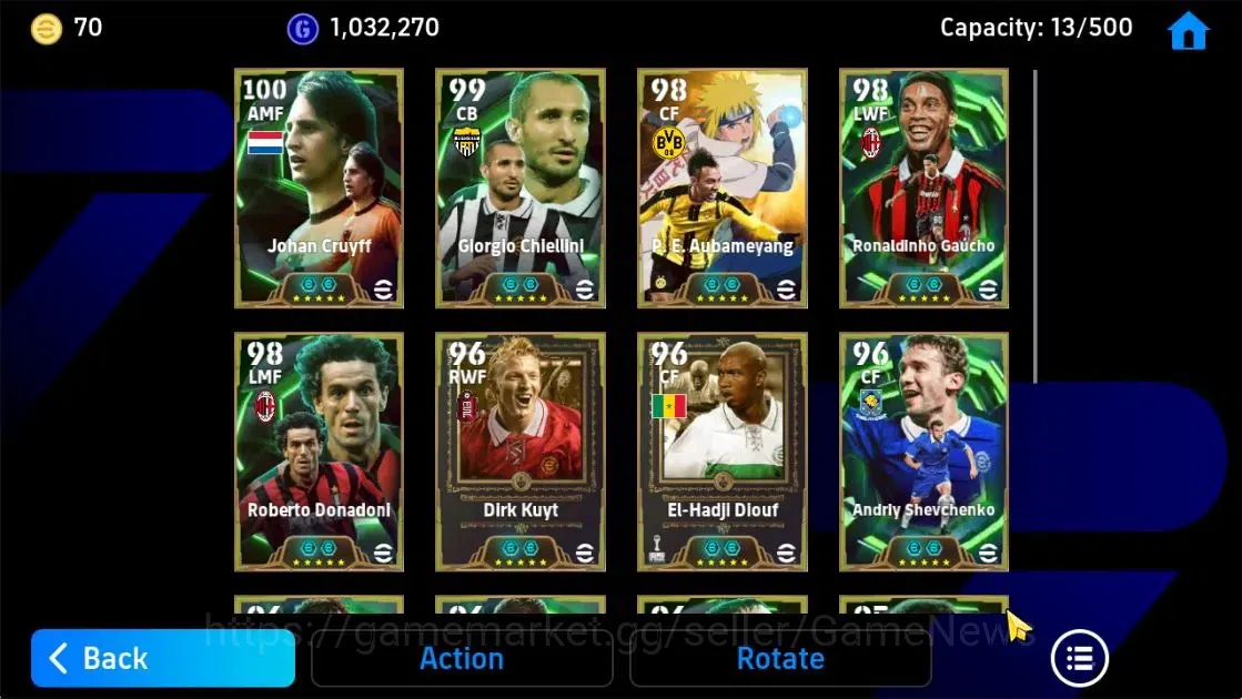 eFootball Accounts Android|Johan,KruyfJürgen Klopp,Shevchenko, Hazard image 9