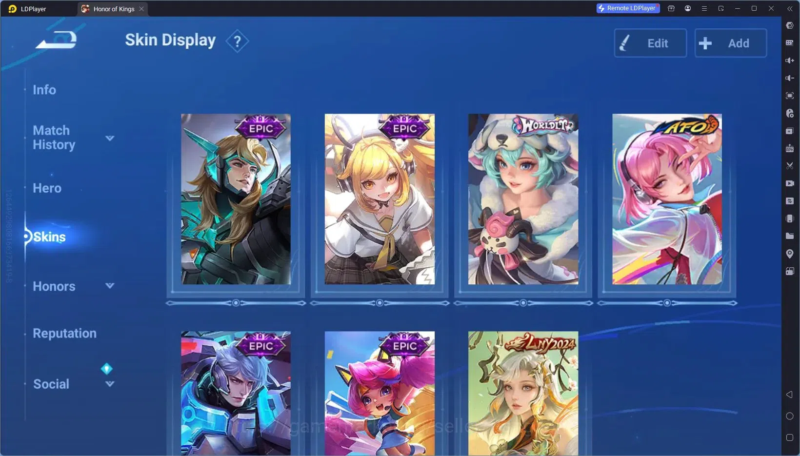 Honor of Kings Accounts Global  | 112H 183S | Mythic Li Bai, Limit Li Bai, image 5