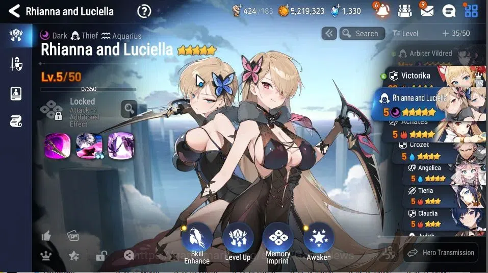 Epic Seven Accounts GLOBAL Unverif|New Era|3 ML(Rhianna&Luciella, Dark image 19