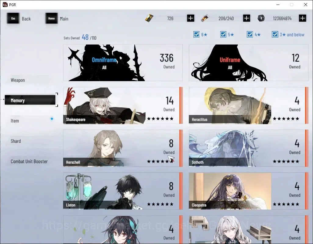 Punishing: Gray Raven Accounts Asia|HR 59|[SSS SelenaP,SSS Dirge,SSS Lilith,SS Is image 14