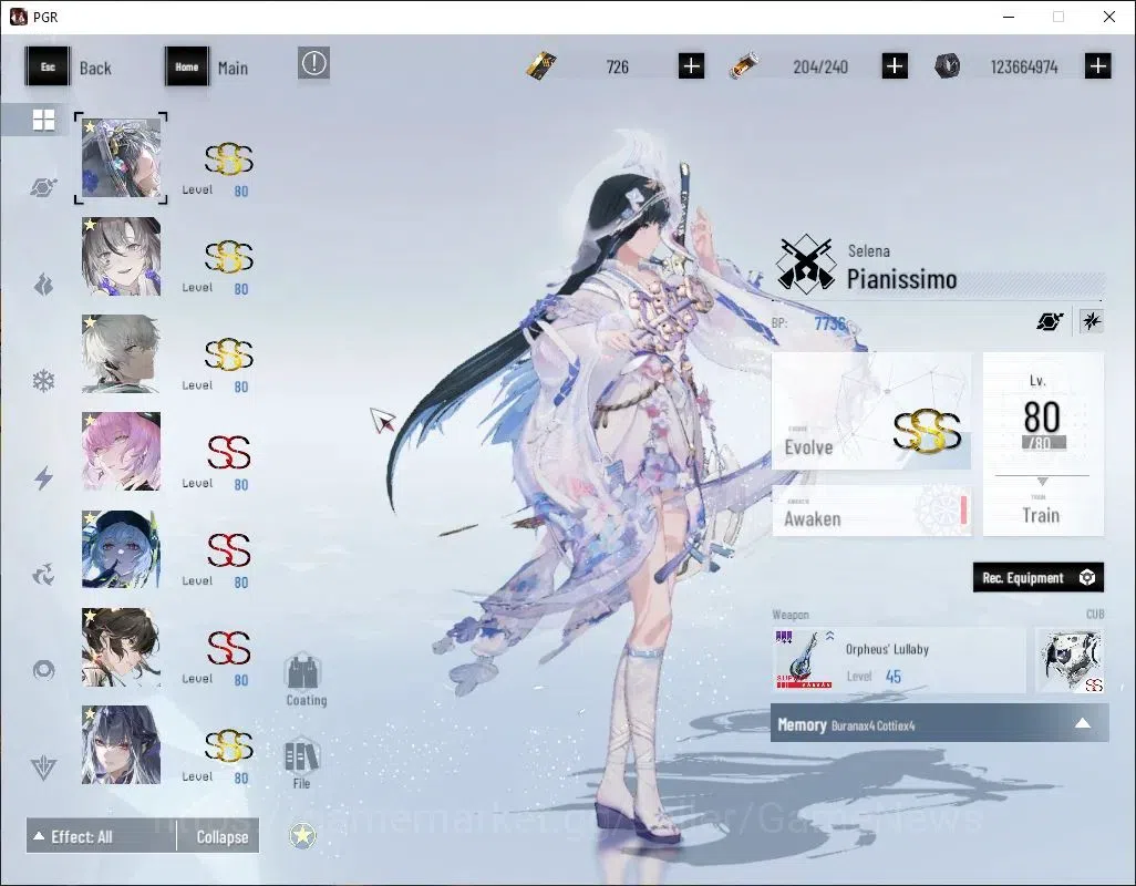 Punishing: Gray Raven Accounts Asia|HR 59|[SSS SelenaP,SSS Dirge,SSS Lilith,SS Is image 3