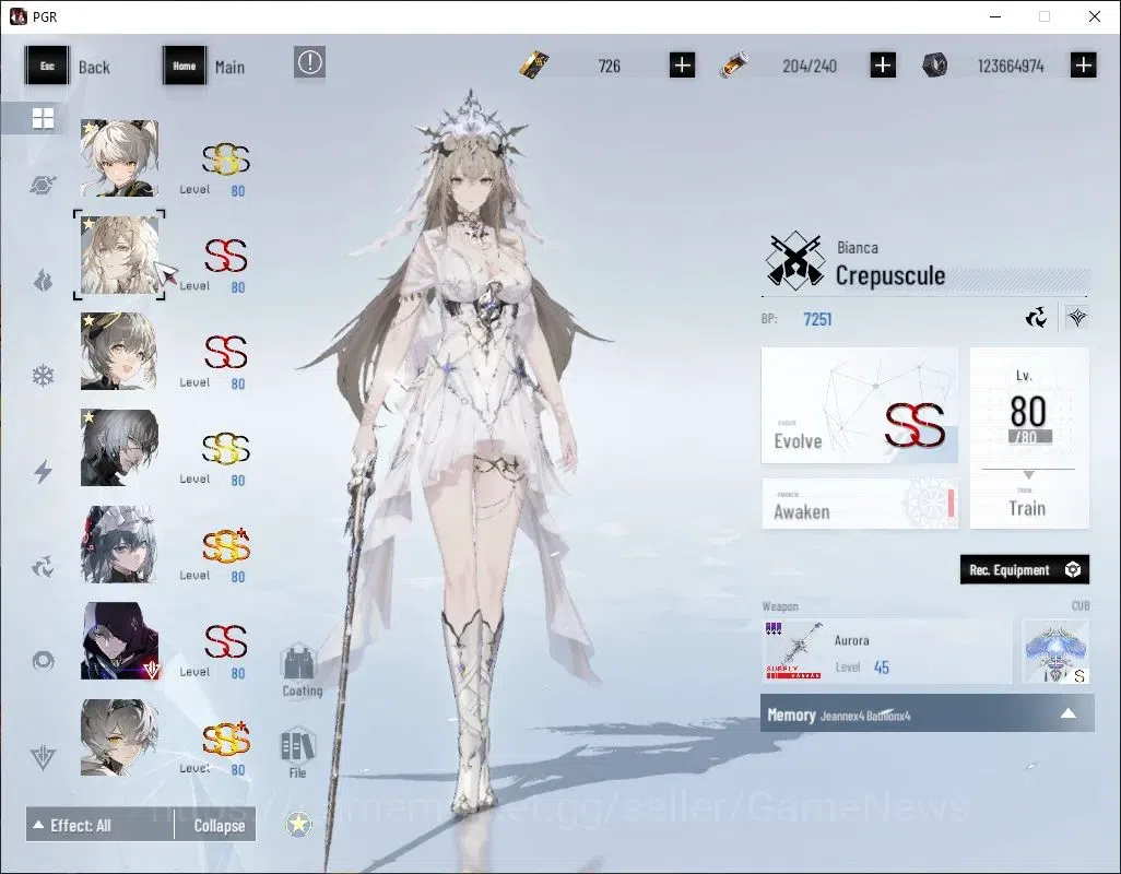 Punishing: Gray Raven Accounts Asia|HR 59|[SSS SelenaP,SSS Dirge,SSS Lilith,SS Is image 5