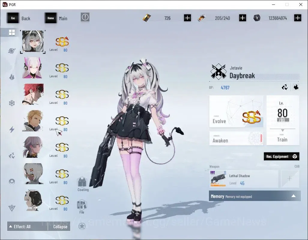 Punishing: Gray Raven Accounts Asia|HR 59|[SSS SelenaP,SSS Dirge,SSS Lilith,SS Is image 7