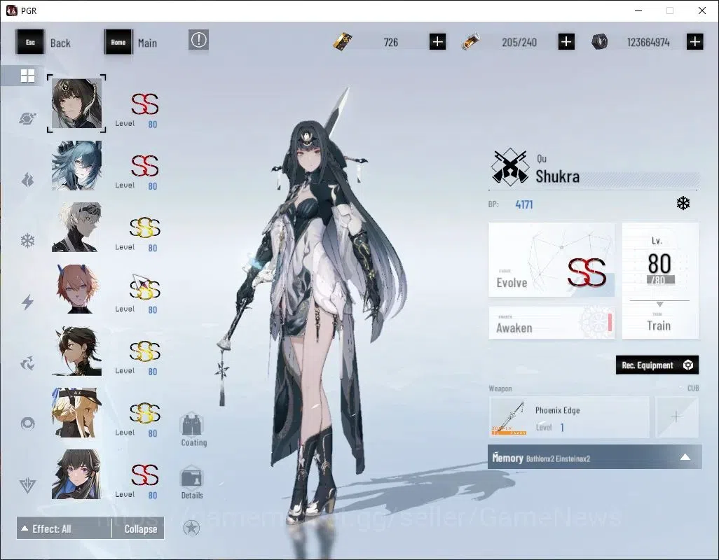 Punishing: Gray Raven Accounts Asia|HR 59|[SSS SelenaP,SSS Dirge,SSS Lilith,SS Is image 9