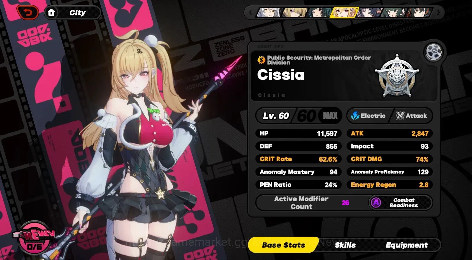 Zenless Zone Zero Accounts ASIA ENDGAME| 82 EMT| 19 Limit 3 VoidHunter (Miyab image 20