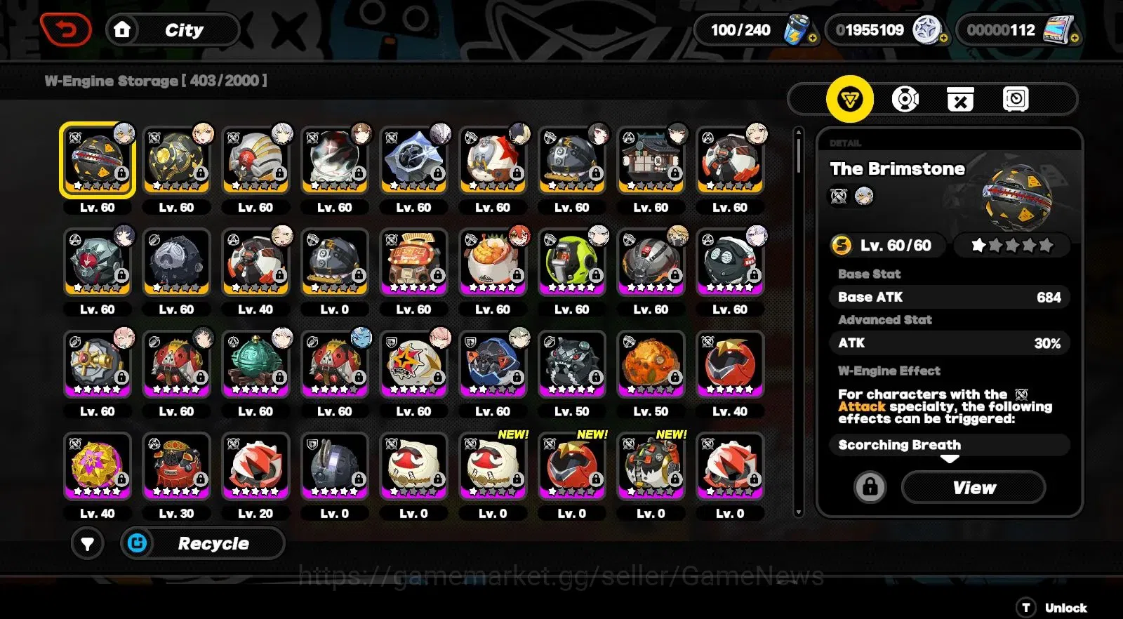 Zenless Zone Zero Accounts ASIA ENDGAME| 82 EMT| 19 Limit 3 VoidHunter (Miyab image 3