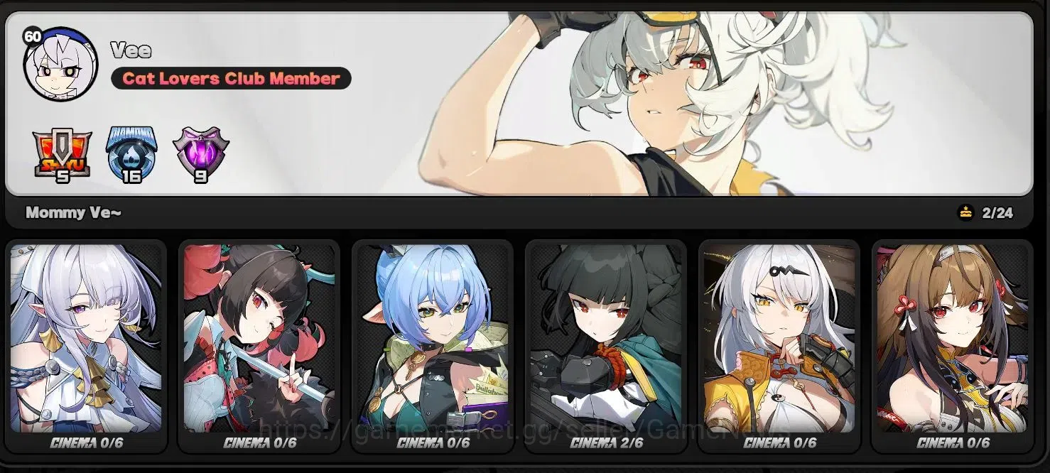 Zenless Zone Zero Accounts ASIA ENDGAME| 82 EMT| 19 Limit 3 VoidHunter (Miyab image 5