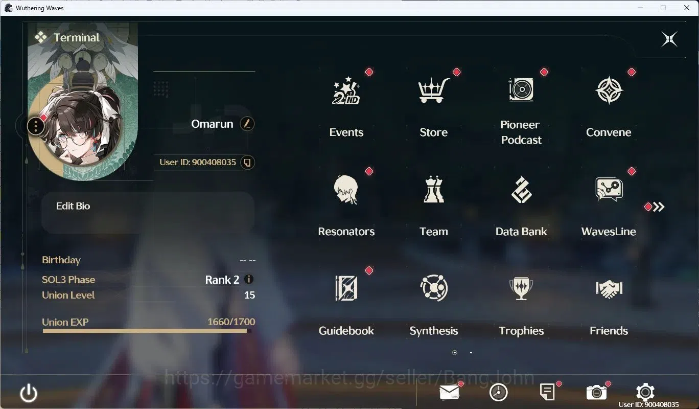 Wuthering Waves Accounts SEA|UL 15 | SOL3 Rank 2 |4 Limited [Chisa,Galbrena image 1
