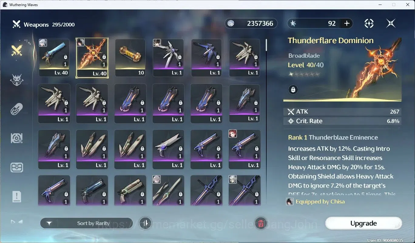 Wuthering Waves Accounts SEA|UL 15 | SOL3 Rank 2 |4 Limited [Chisa,Galbrena image 3