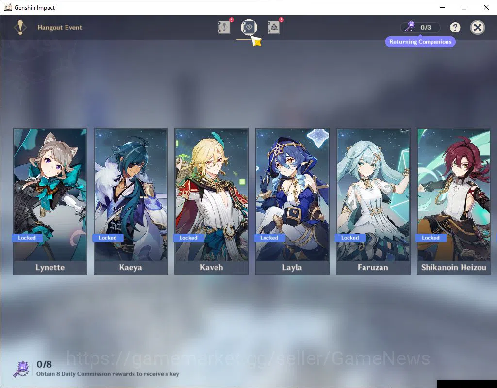 Genshin Impact Accounts ASIA|AR 55|7 Limited +6(*5Weapon)|[Neuvillate,Nahi image 12