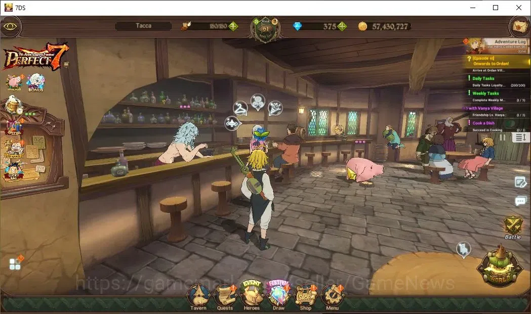 The Seven Deadly Sins: Grand Cross Accounts Global|1,2M CC|20 LS+375 DM|2 LR+7 UR|Brunhild,Eli image 1