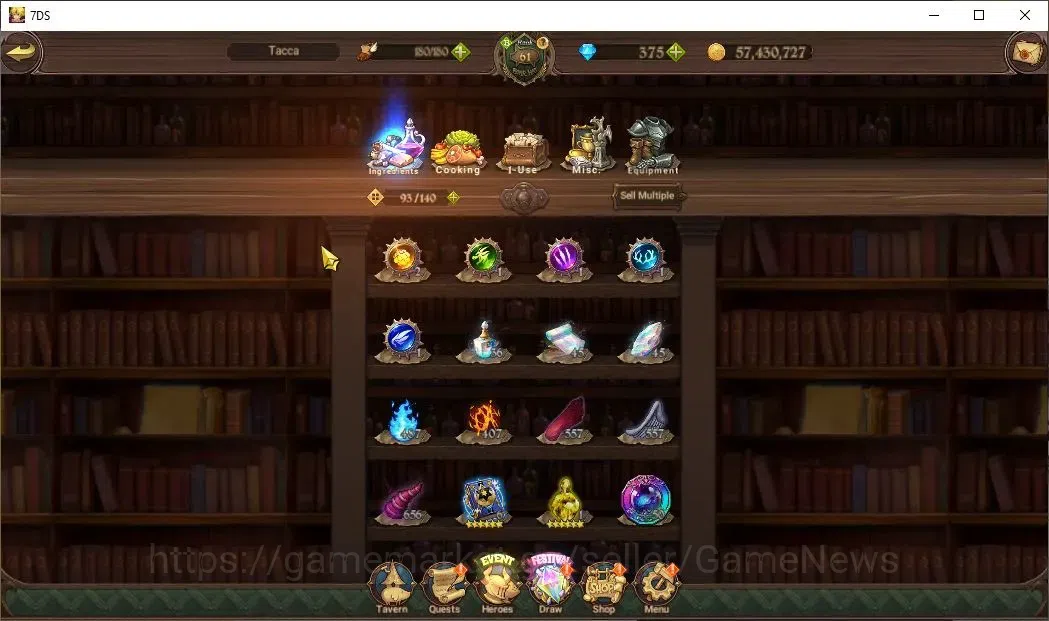 The Seven Deadly Sins: Grand Cross Accounts Global|1,2M CC|20 LS+375 DM|2 LR+7 UR|Brunhild,Eli image 13