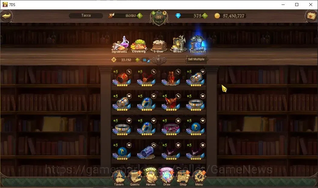 The Seven Deadly Sins: Grand Cross Accounts Global|1,2M CC|20 LS+375 DM|2 LR+7 UR|Brunhild,Eli image 17