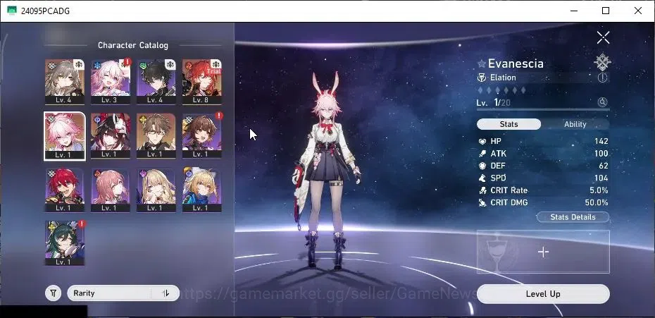 Honkai Star Rail Accounts Others ASIA |TL 4|2 Limited| Evanescia, Sparkle, Welt |1 Golden Companion|Prologue|Female MC|Take 1