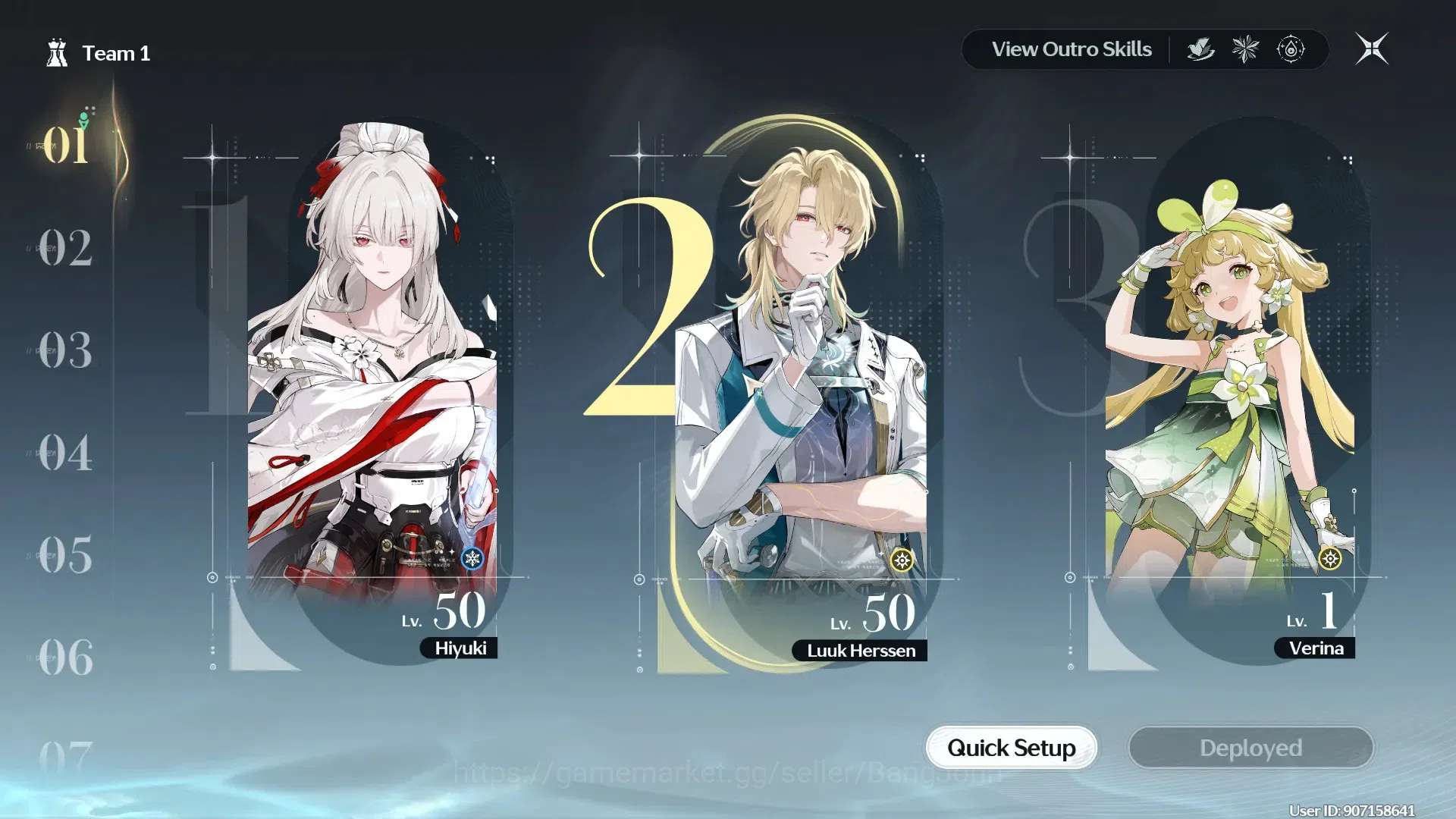 Wuthering Waves Accounts SEA|Mid-Game | 5 Limit | Hiyuki Lv50, Luuk Herssen image 13