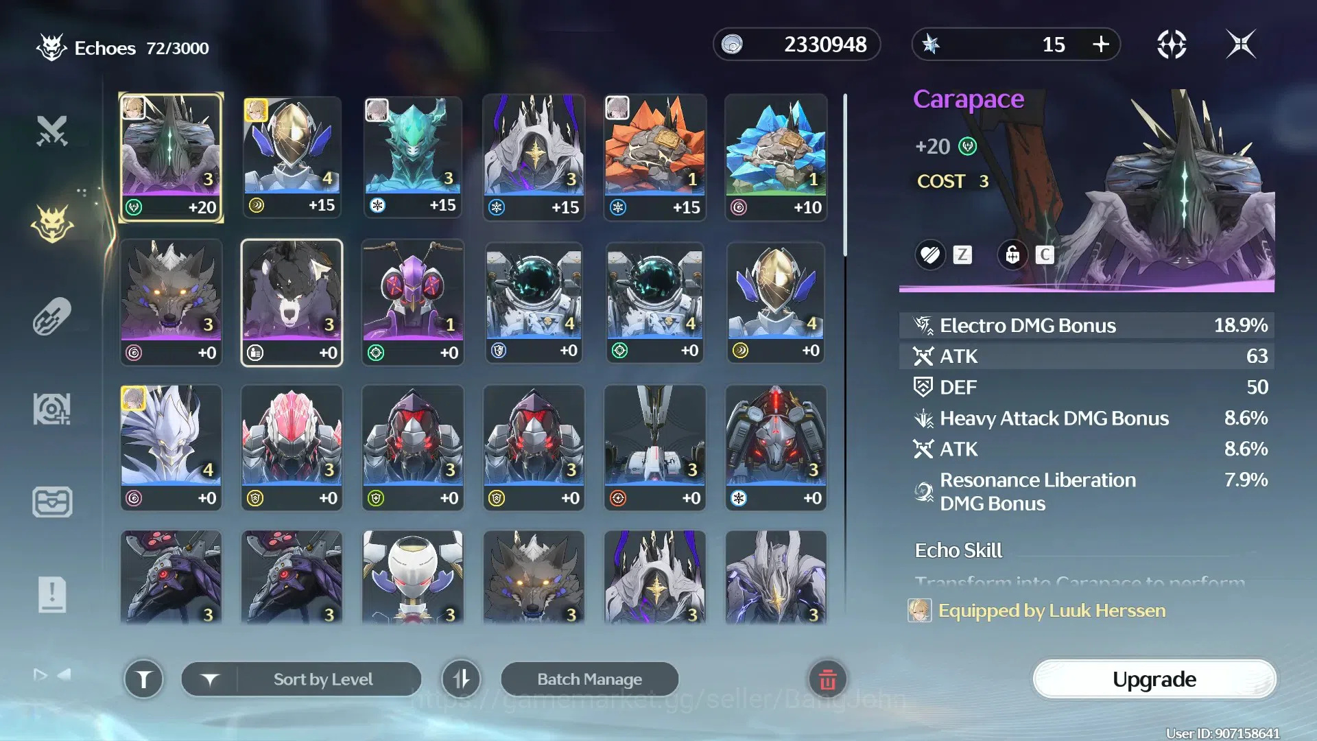 Wuthering Waves Accounts SEA|Mid-Game | 5 Limit | Hiyuki Lv50, Luuk Herssen image 5