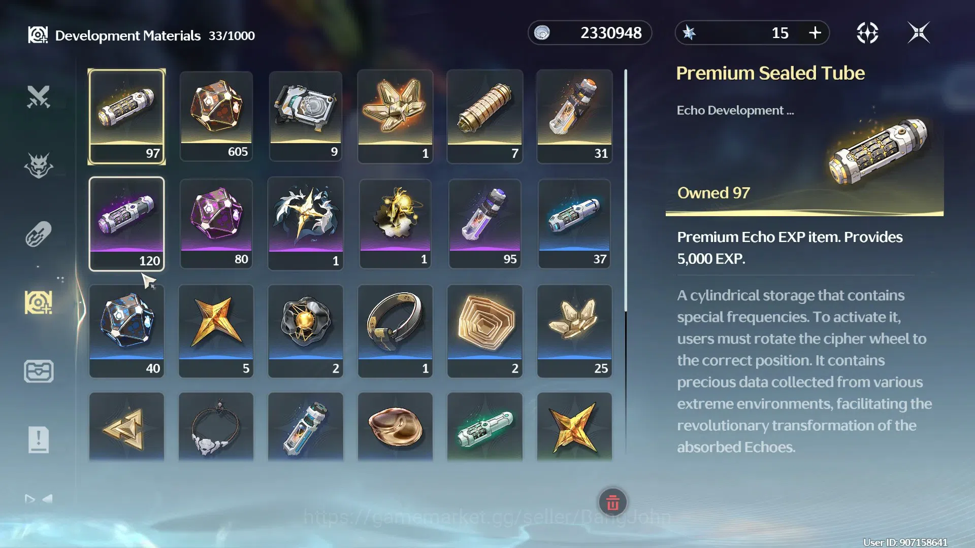 Wuthering Waves Accounts SEA|Mid-Game | 5 Limit | Hiyuki Lv50, Luuk Herssen image 7
