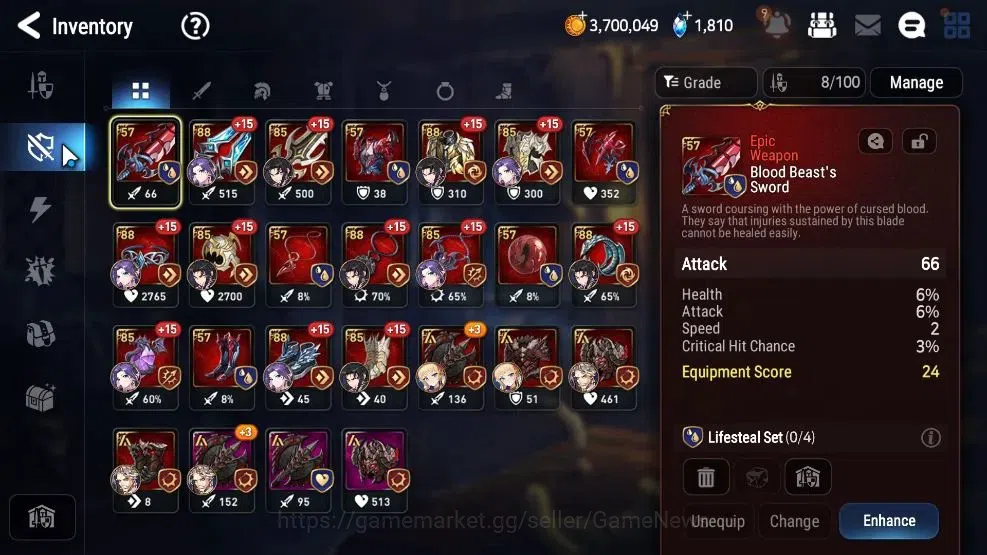 Epic Seven Accounts GLOBAL Unverif|New Era|4 ML(Rhianna&Luciella,Har s image 9