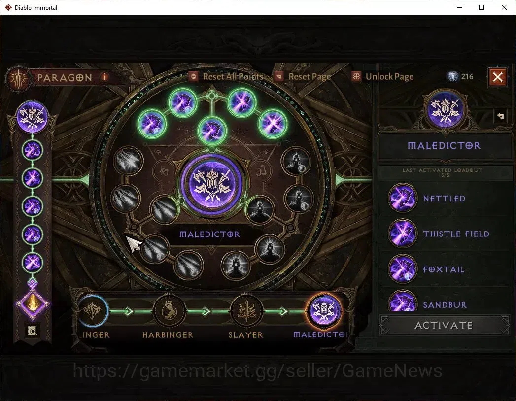 Diablo Immortal Accounts NA- Chains Of Honor|CS ON|Lv60(776)|Demon Hunter|C image 9