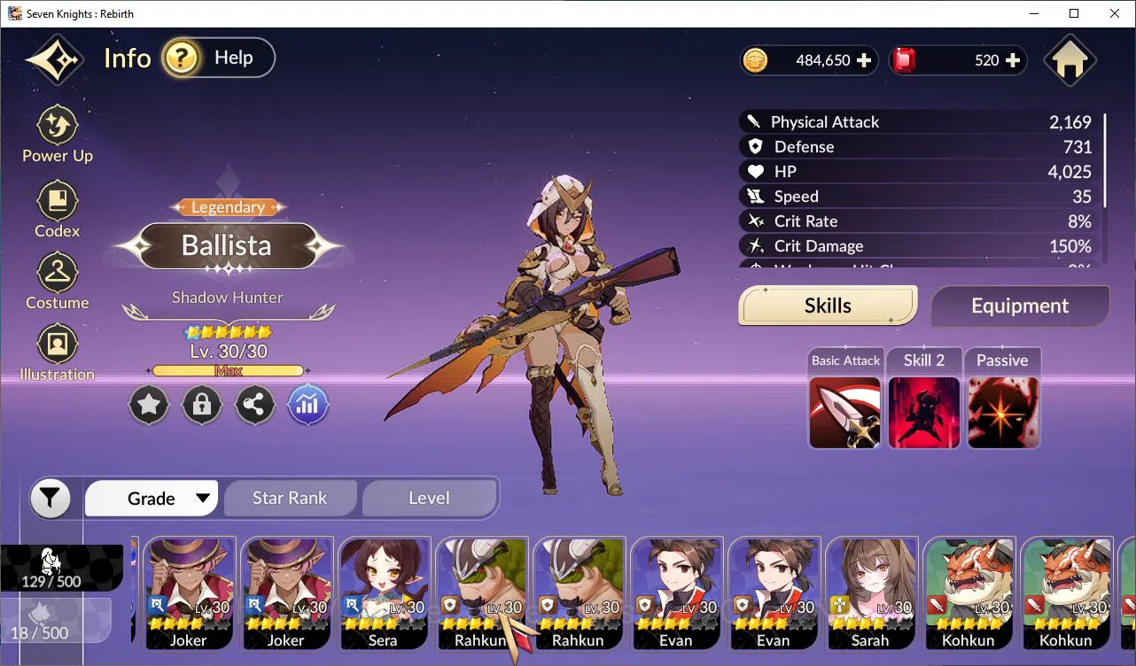 Seven Knights Re:Birth Accounts [Re:BIRTH] Global3000xxx |7 Legendary| (TeoTc3,Rac image 11