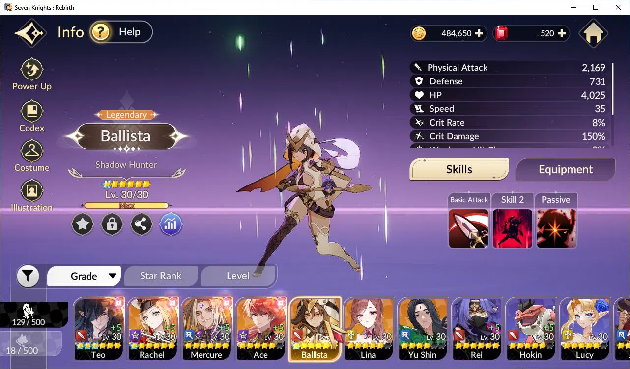 Seven Knights Re:Birth Accounts [Re:BIRTH] Global3000xxx |7 Legendary| (TeoTc3,Rac image 12