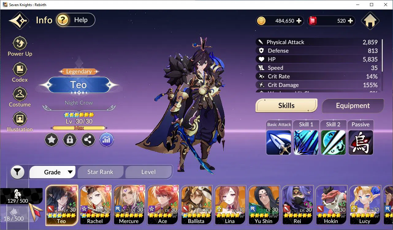 Seven Knights Re:Birth Accounts [Re:BIRTH] Global3000xxx |7 Legendary| (TeoTc3,Rac image 14