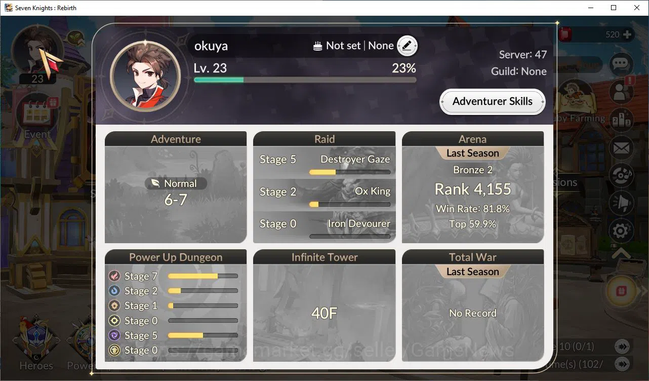 Seven Knights Re:Birth Accounts [Re:BIRTH] Global3000xxx |7 Legendary| (TeoTc3,Rac image 15