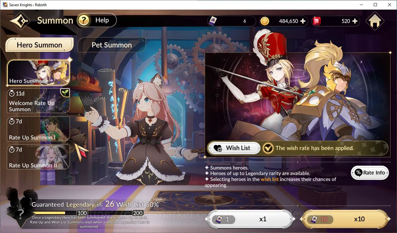 Seven Knights Re:Birth Accounts [Re:BIRTH] Global3000xxx |7 Legendary| (TeoTc3,Rac image 3