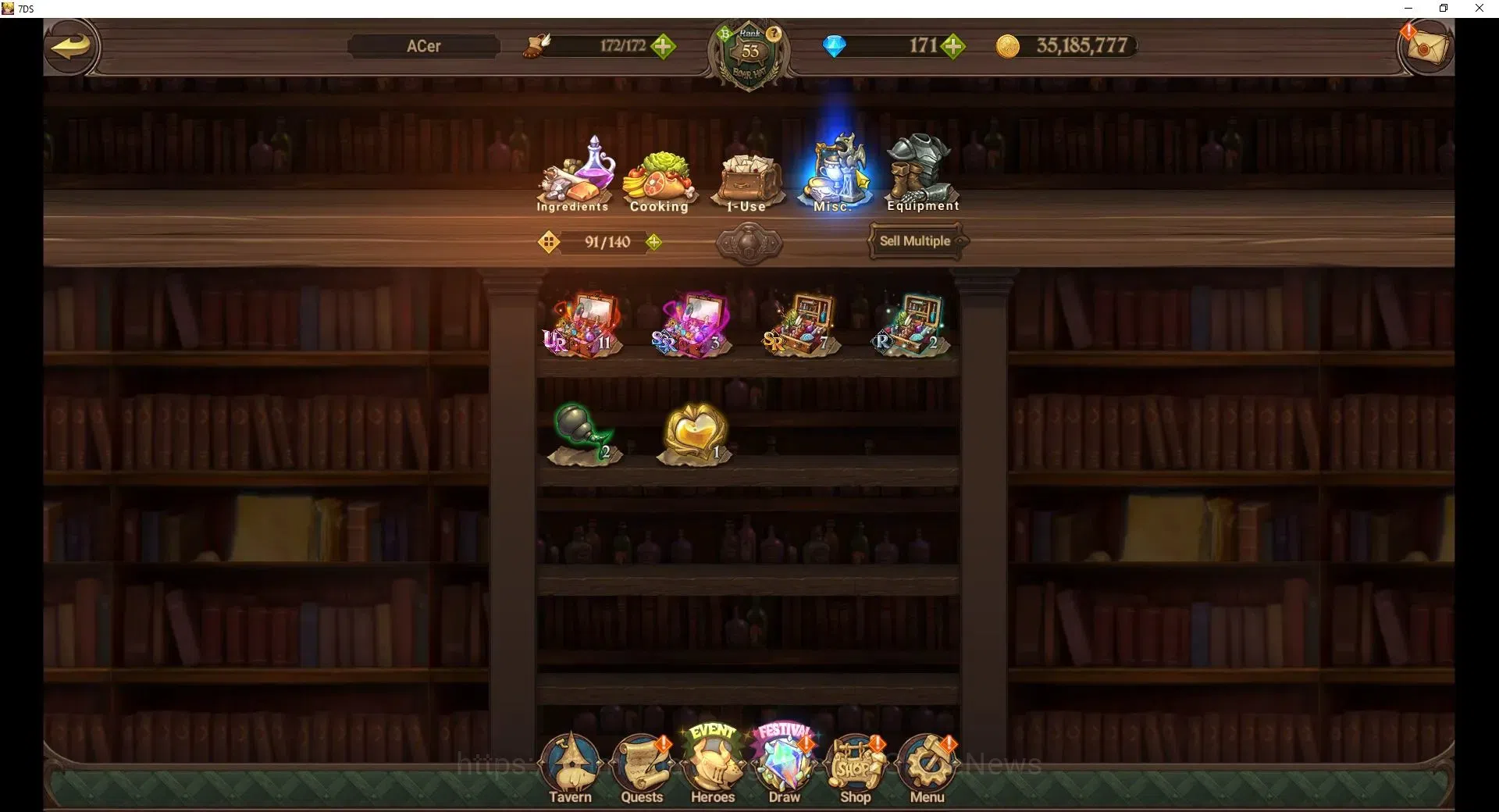 The Seven Deadly Sins: Grand Cross Accounts ASIA|1,1M CC|171 DM+1 seventh Spring Box|3 LR+5 UR image 14