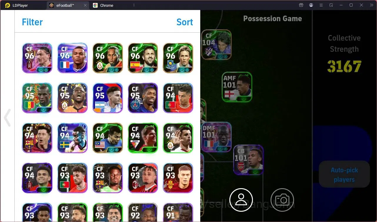 eFootball Accounts Mobile |PW 3167|Epic Messi,Eto'o,Basten,Batistuta, image 2